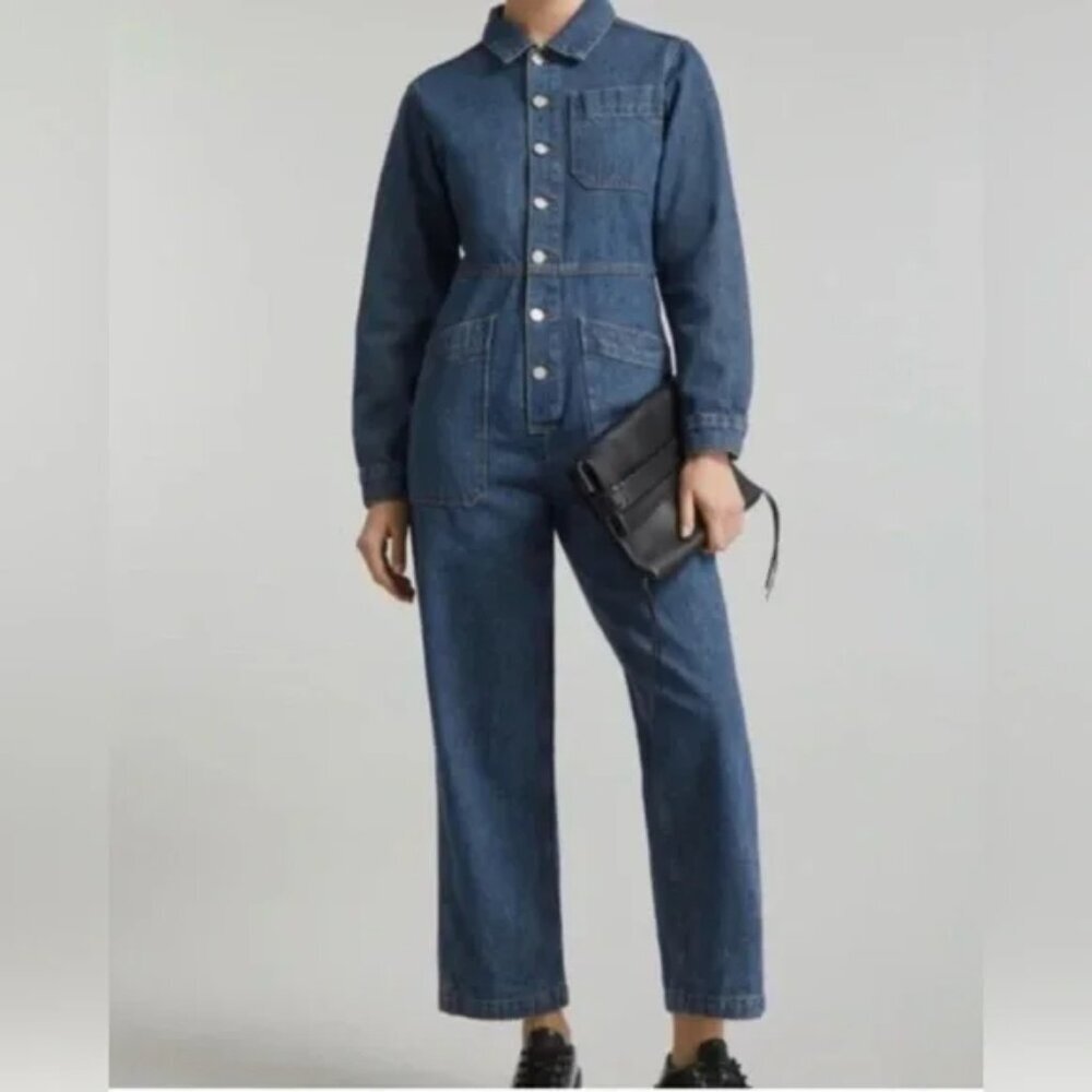 Lisa Says Gah Farrah Coverall Jumpsuit Size Small